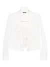 Tom Ford Wool Tuxedo Jacket In White