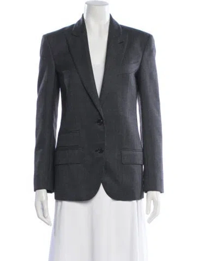 Pre-owned Tom Ford Wool Tweed Pattern Blazer In Black