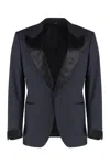 Tom Ford Wool Two-pieces Suit In Blue