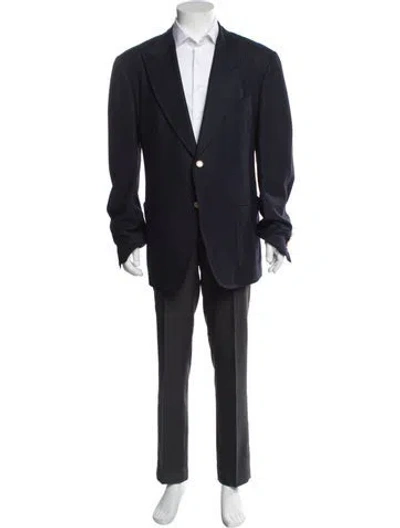 Pre-owned Tom Ford Wool Two-piece Blazer In Blue