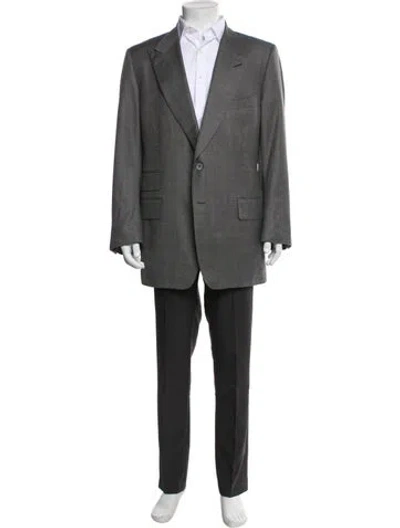 Pre-owned Tom Ford Wool Two-piece Blazer In Gray