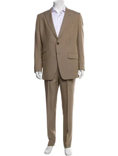 Pre-owned Tom Ford Wool Two-piece Blazer In Neutral