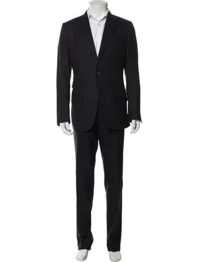 Pre-owned Tom Ford Wool Two-piece Suit In Black