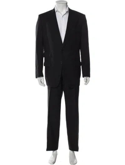 Pre-owned Tom Ford Wool Two-piece Suit In Black
