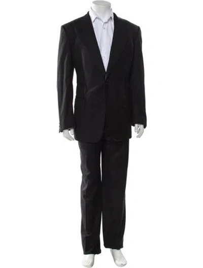 Pre-owned Tom Ford Wool Two-piece Suit In Black