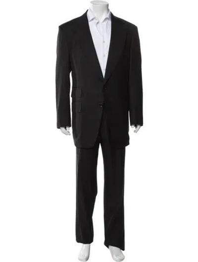 Pre-owned Tom Ford Wool Two-piece Suit In Black