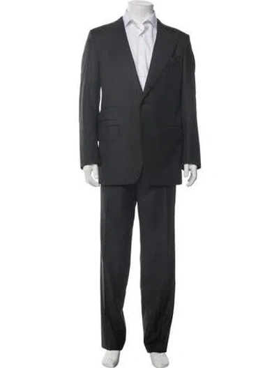 Pre-owned Tom Ford Wool Two-piece Suit In Blue