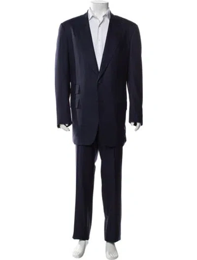 Pre-owned Tom Ford Wool Two-piece Suit In Blue