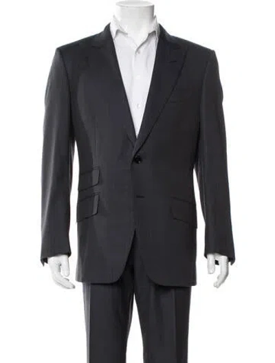 Pre-owned Tom Ford Wool Two-piece Suit In Blue