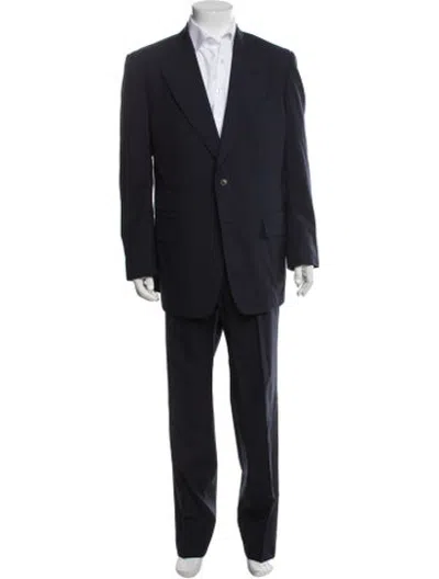 Pre-owned Tom Ford Wool Two-piece Suit In Blue