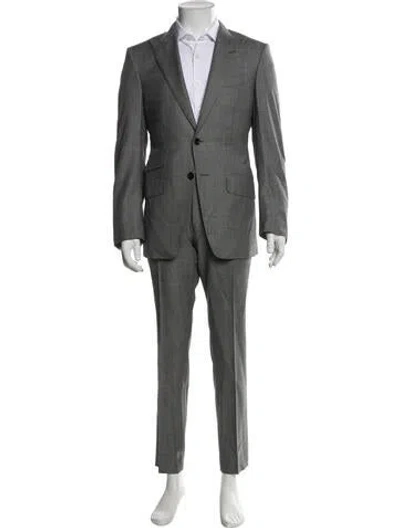 Pre-owned Tom Ford Wool Two-piece Suit In Gray