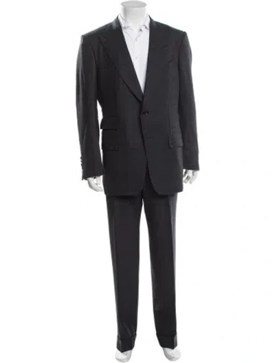 Pre-owned Tom Ford Wool Two-piece Suit In Gray