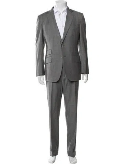 Pre-owned Tom Ford Wool Two-piece Suit In Gray
