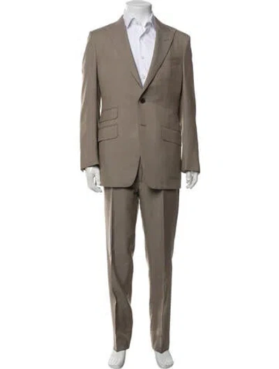 Pre-owned Tom Ford Wool Two-piece Suit In Neutral