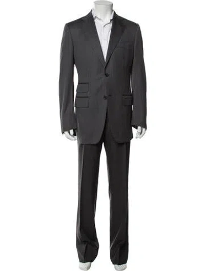 Pre-owned Tom Ford Wool Two-piece Suit In White