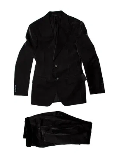 Pre-owned Tom Ford Wool Two-piece Tuxedo W/ Tags In Blue
