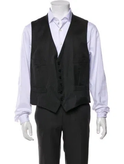 Pre-owned Tom Ford Wool Vest In Gray