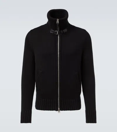 TOM FORD WOOL ZIP-UP SWEATER