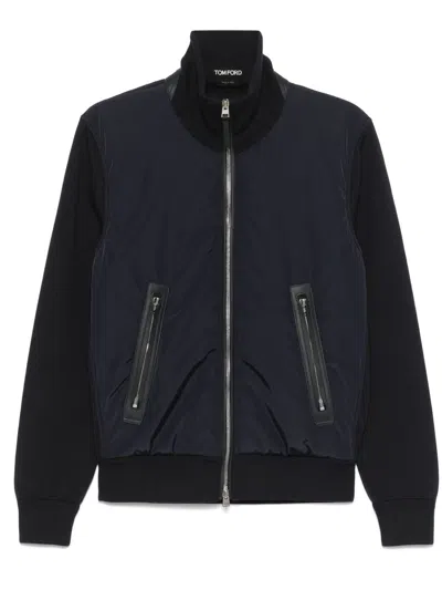 TOM FORD TOM FORD WOOL ZIPPED SWEATER