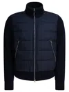 Tom Ford Wool Blend Zip-through Jacket For Men In Blue