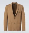 Tom Ford Wool-blend Jacket In Brown