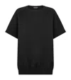 Tom Ford Wool-blend T-shirt In Black