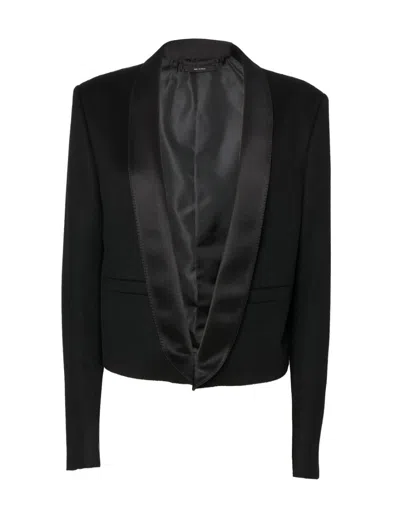 Tom Ford Wool-cashmere Blazer In Black