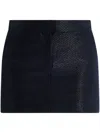 Tom Ford Viscose Blend Mini Skirt For Women In Black