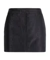 Tom Ford Viscose Blend Mini Skirt For Women In Black