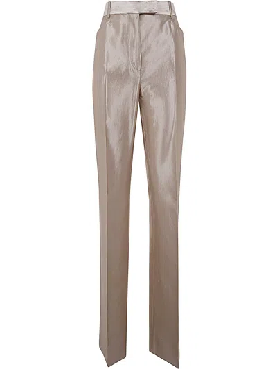 Tom Ford Woven Flared Trousers Clothing In Animal Print