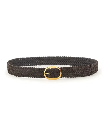 TOM FORD TOM FORD WOVEN LEATHER BELT