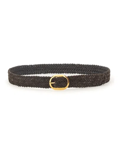TOM FORD TOM FORD WOVEN LEATHER BELT