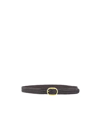 TOM FORD WOVEN LEATHER BELT