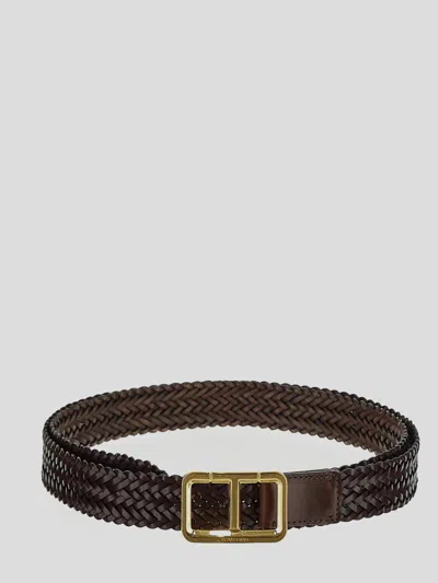TOM FORD TOM FORD WOVEN OVAL BELT
