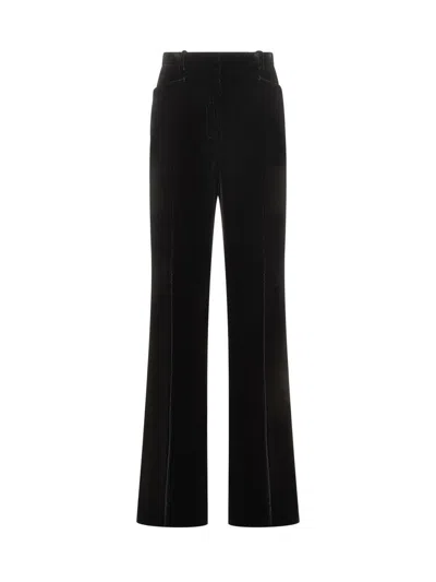 Tom Ford Woven Trousers In Black