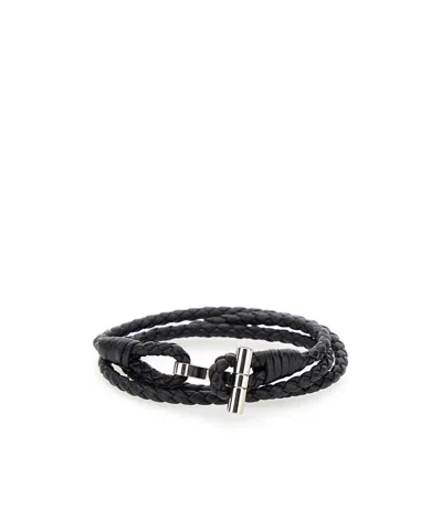TOM FORD WOVEN SILVER BRACELET