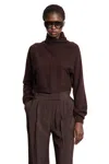 Tom Ford Cashmere Wrap Collar Sweater In Black