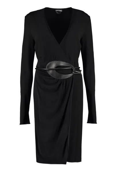 TOM FORD WRAP-DRESS