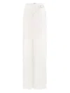Tom Ford Wrap-front Buckle-fastening Maxi Skirt In Neutral