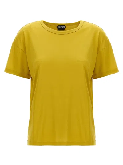 Tom Ford Yellow Silk T-shirt