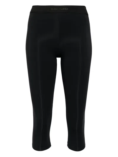 Tom Ford Yoga Shorts In 黑色