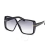 Tom Ford Solange 02 Butterfly-frame Sunglasses In Black