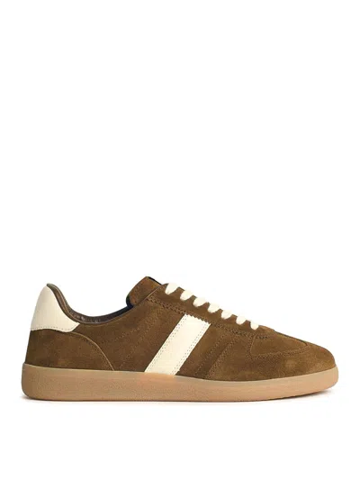 Tom Ford Archer Brown Suede Sneakers