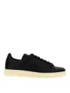 Tom Ford Suede Low-top Sneakers Warwick Silhouette Toe Rubber Sole In Black