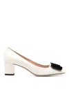 Tom Ford Audrey Velvet Bow Ballerina Pump In White