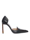 Tom Ford D`orsay Leather Dcollet In Black