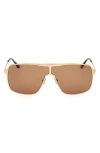 Tom Ford Zappa 69mm Oversize Navigator Sunglasses