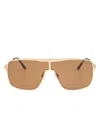 Tom Ford Zappa Sunglasses In Gold
