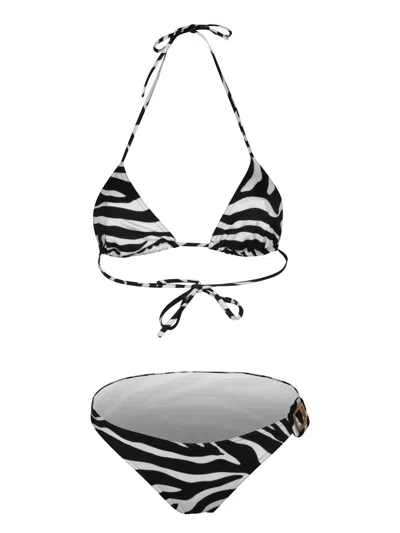 Tom Ford Zebra Motif Black/white Bikini