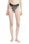 TOM FORD ZEBRA PRINT MODAL SIGNATURE THONG BRIEFS